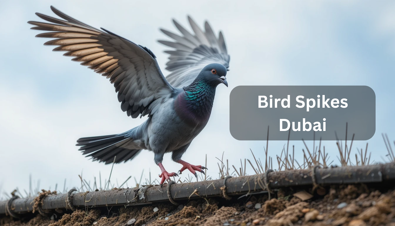 Bird spikes Dubai - Professional installation services in Dubai & Sharjah. Humane bird control solutions. Contact Al Mandhar Pest Control.
