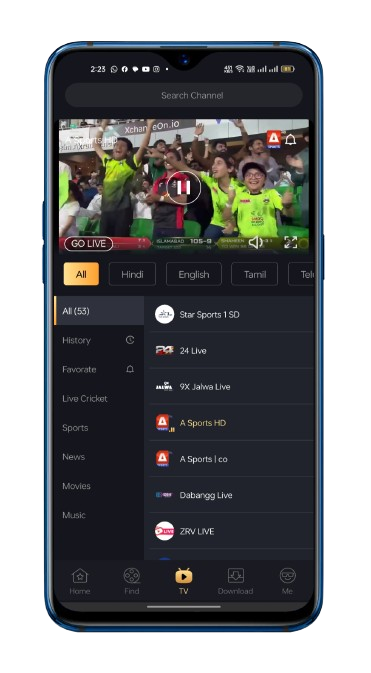 HD Sports Streaming